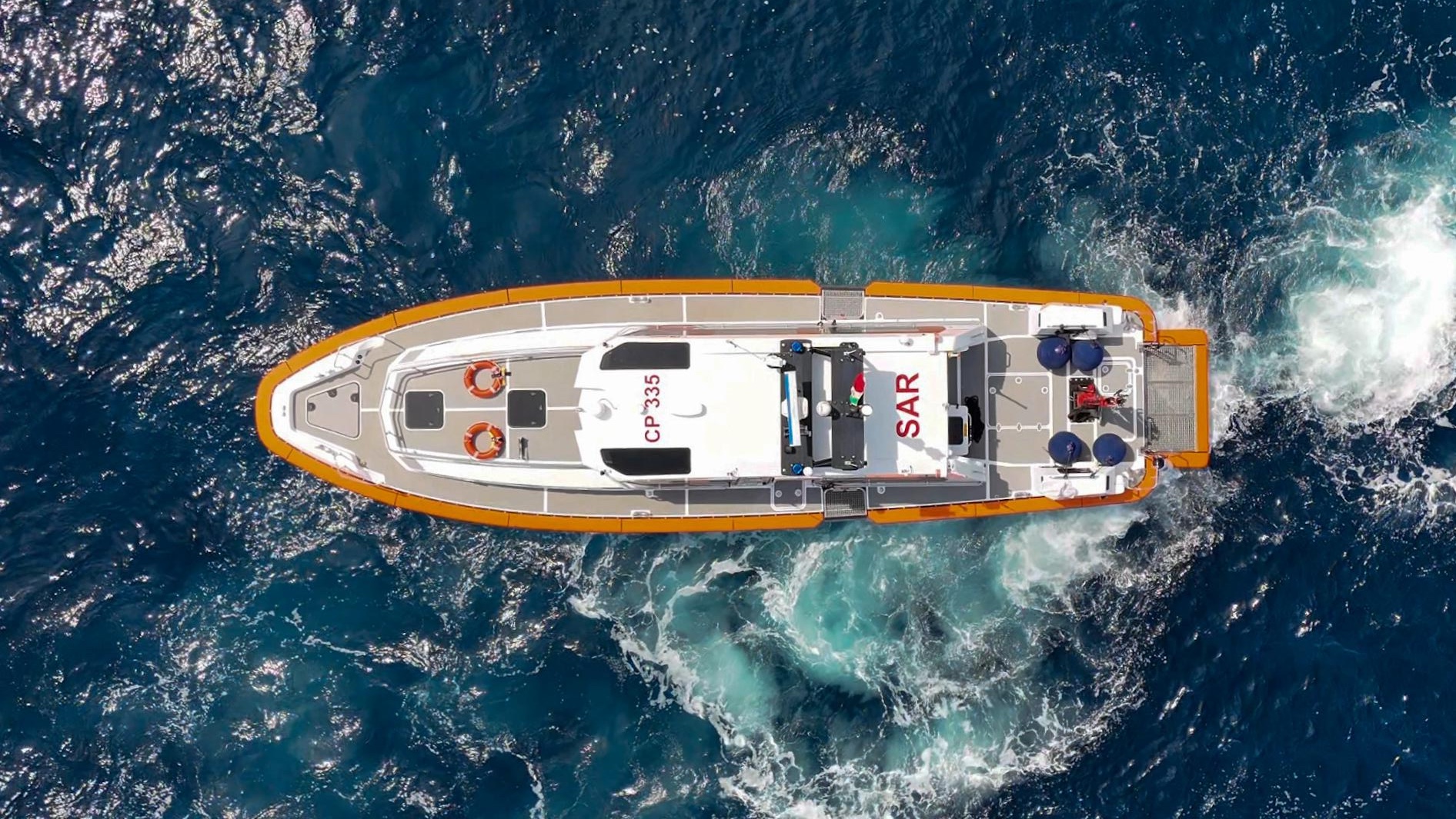 coastal patrol boat capitaneria di porto drone dall'alto