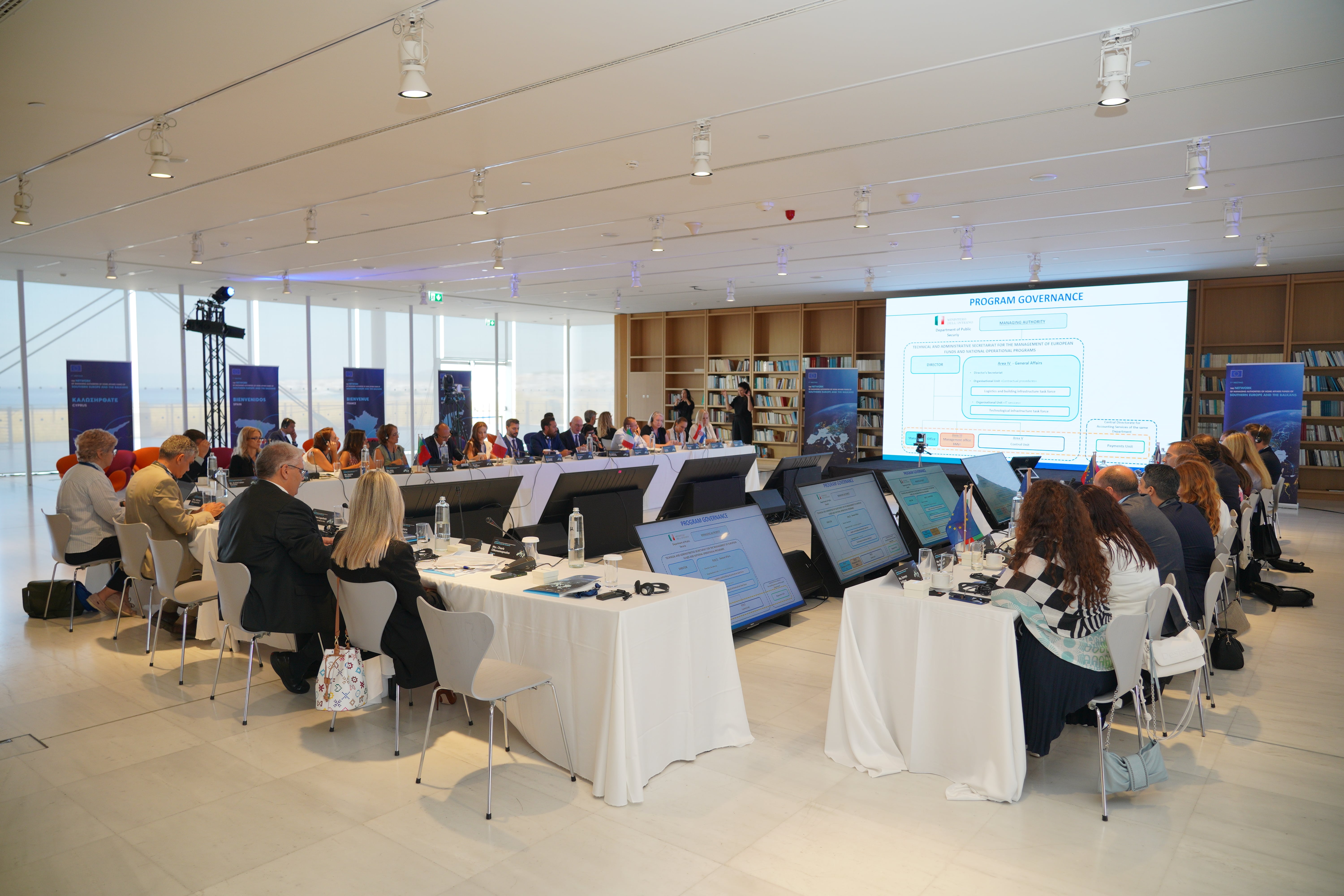 riunione AdG Europa meridionale tavolo discussione 