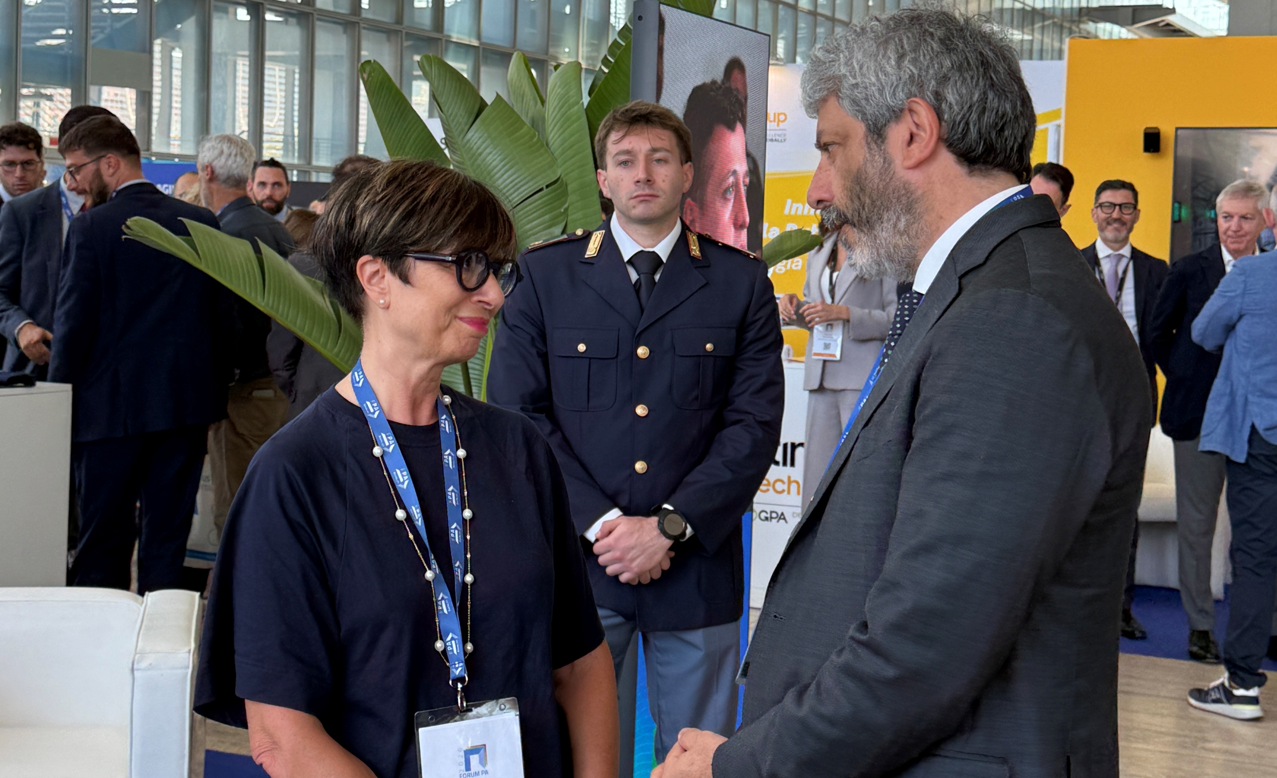 Forum PA presidente Regione Campania Roberto Fico