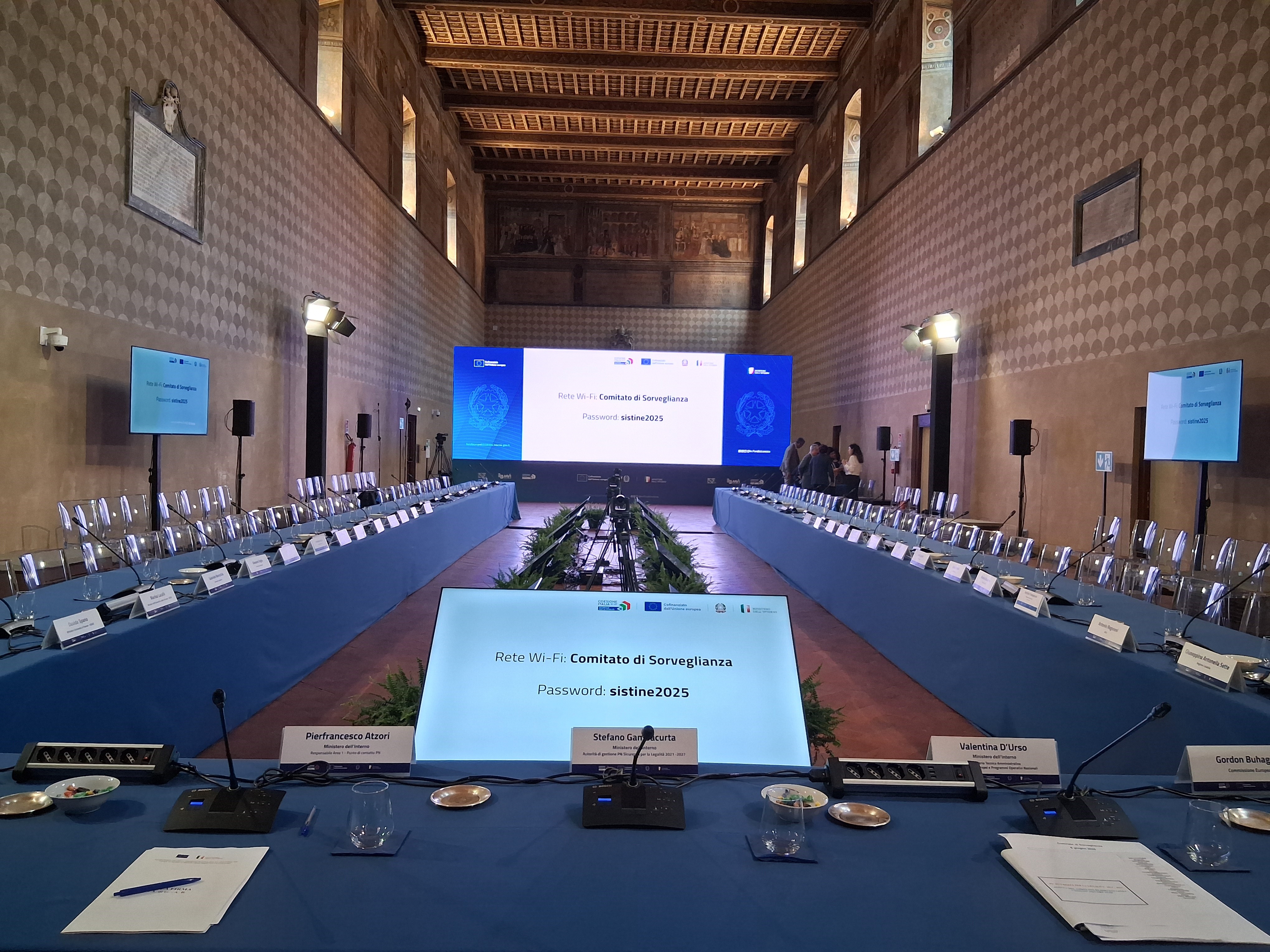 Comitato di Sorveglianza - Organizzazione tavolo