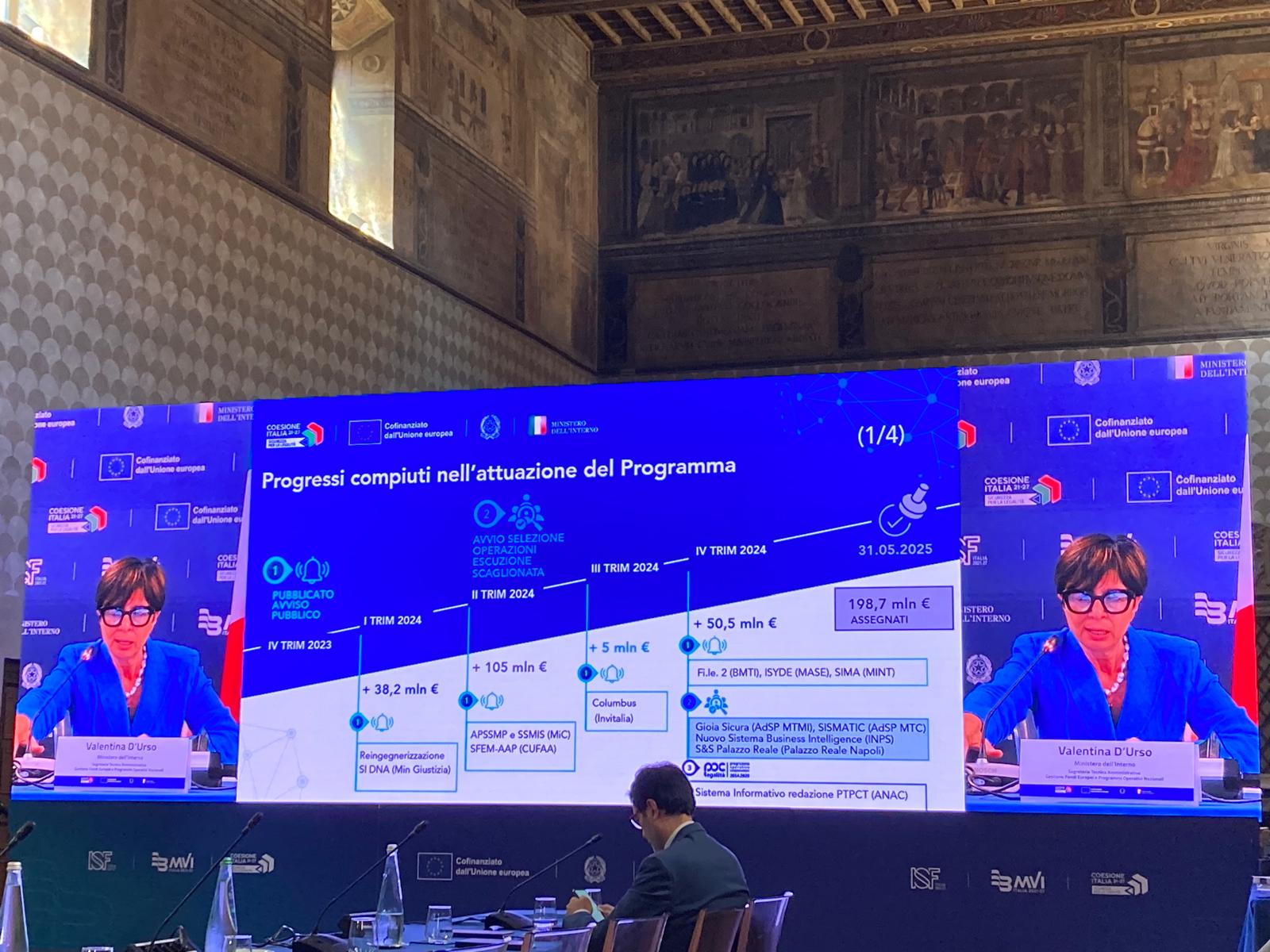 CdS in seduta - illustrazione progressi PN